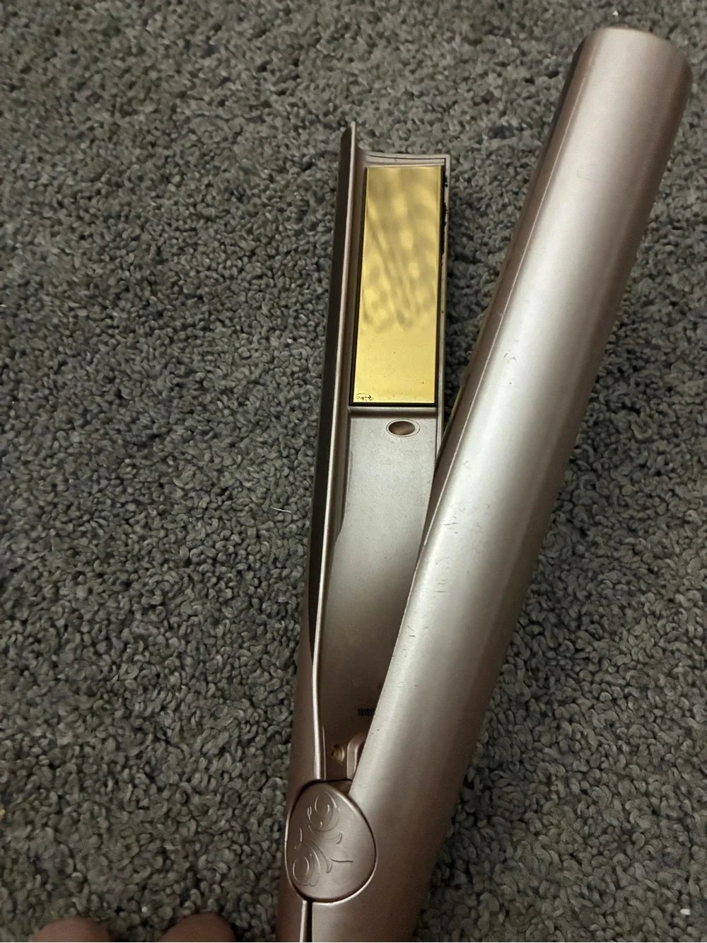 TYME Iron Pro 2-1 straighter and curler in Rose Gold